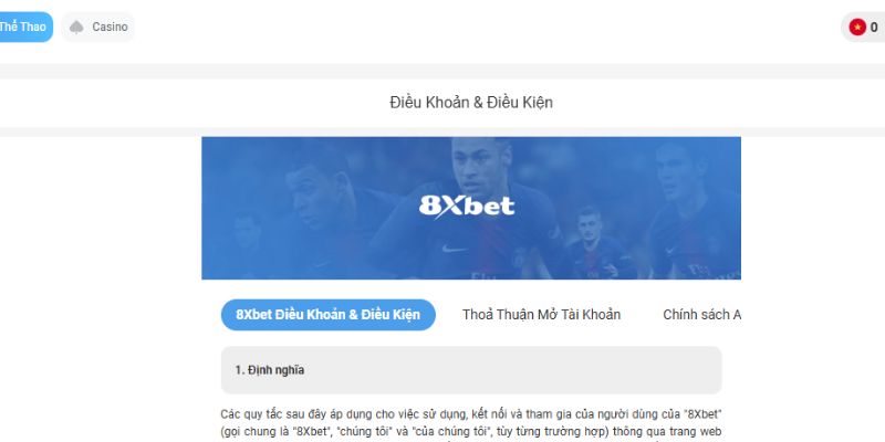 Đọc kỹ quy định để không bỏ lỡ cơ hội nhận thưởng tại khuyến mãi 8XBET